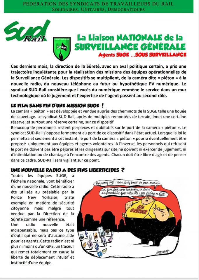 Agents SUGE...SOUS SURVEILLANCE