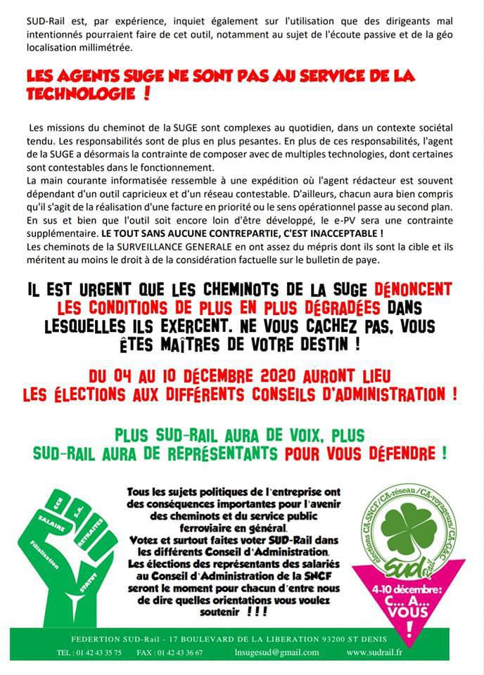 Agents SUGE...SOUS SURVEILLANCE