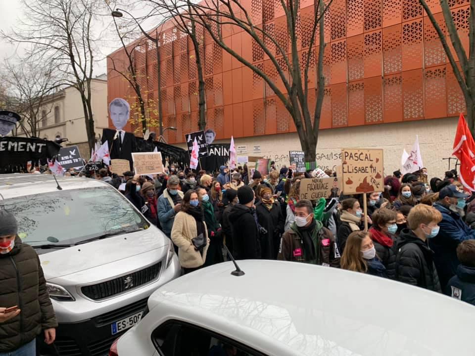 Manifestation du 5 Décembre contre la Loi Sécurité Globale, pour le droit au travail, l'emploi et les libertés...
