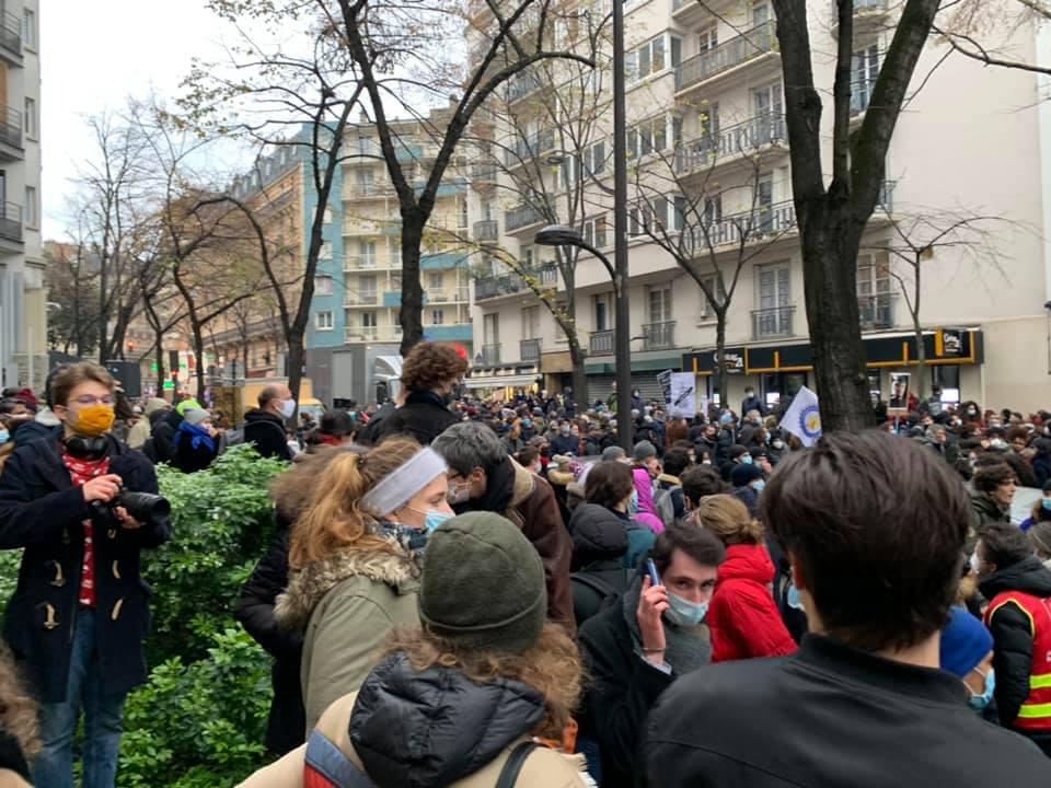 Manifestation du 5 Décembre contre la Loi Sécurité Globale, pour le droit au travail, l'emploi et les libertés...