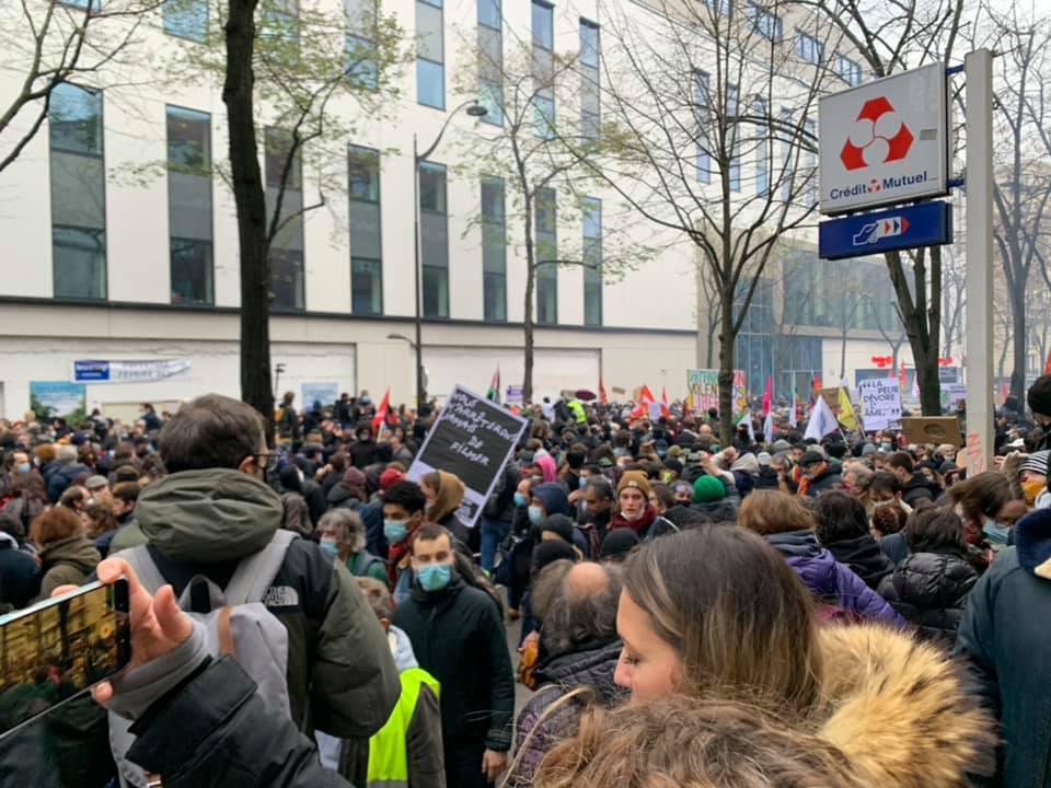 Manifestation du 5 Décembre contre la Loi Sécurité Globale, pour le droit au travail, l'emploi et les libertés...