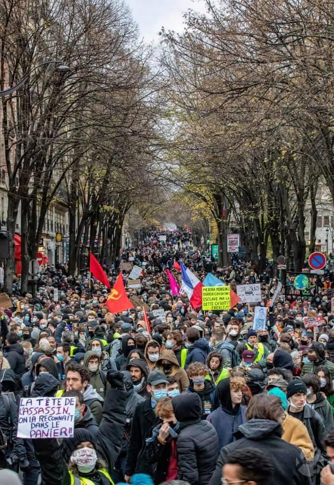 Manifestation du 5 Décembre contre la Loi Sécurité Globale, pour le droit au travail, l'emploi et les libertés...