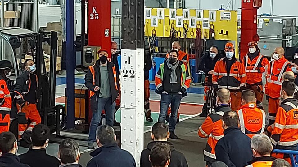 Mobilisation dans les Technicentres TGV