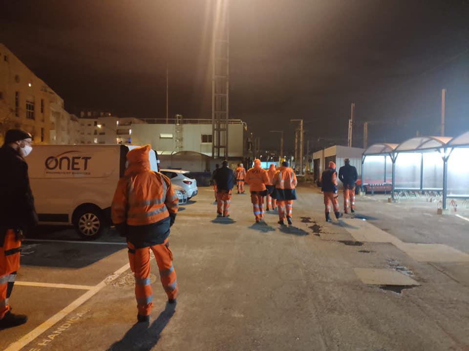Mobilisation dans les Technicentres TGV