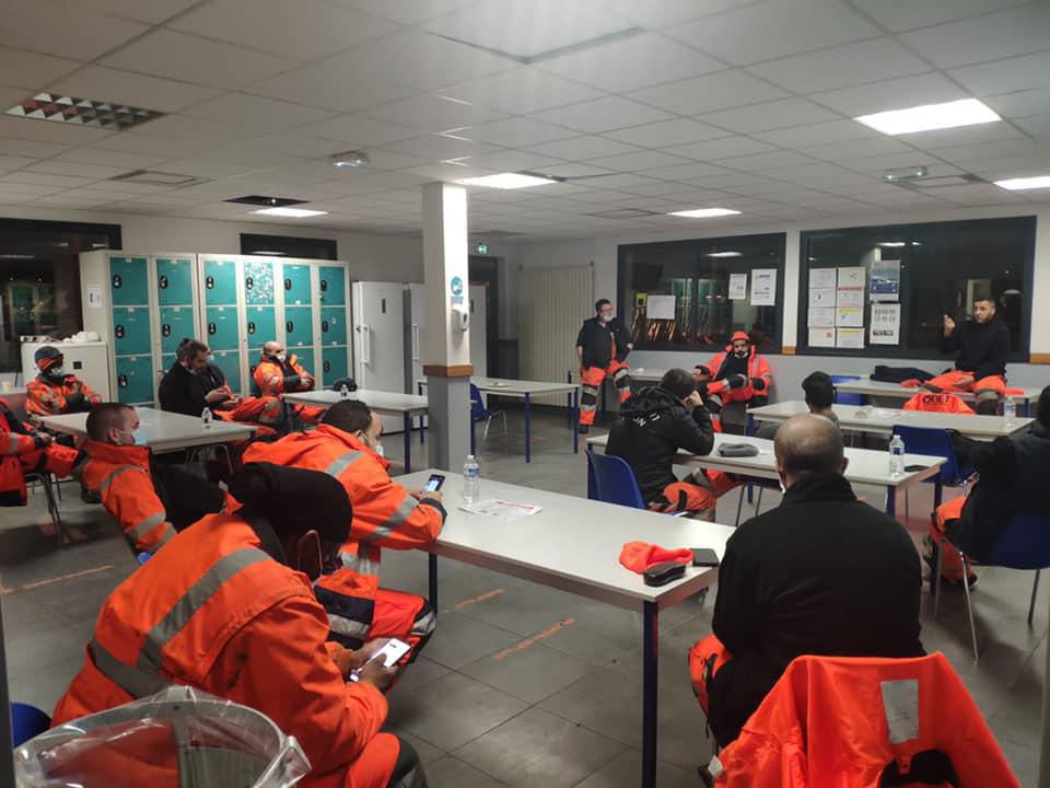 Mobilisation dans les Technicentres TGV
