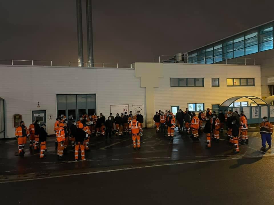 Mobilisation dans les Technicentres TGV