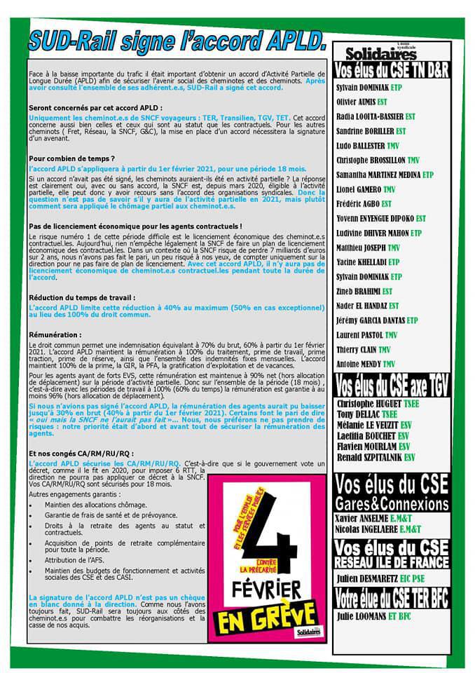 Journal d'information du syndicat de Paris Sud Est