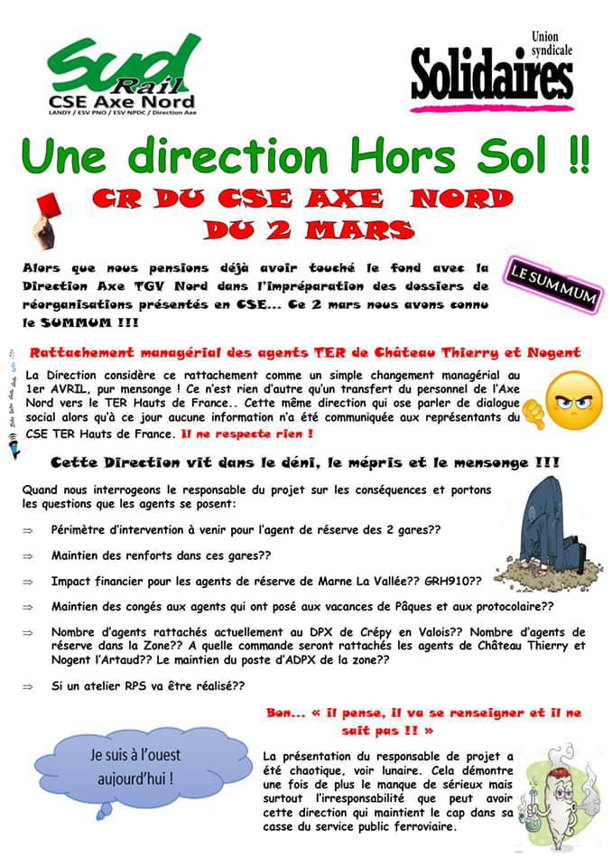 Une direction Hors Sol !