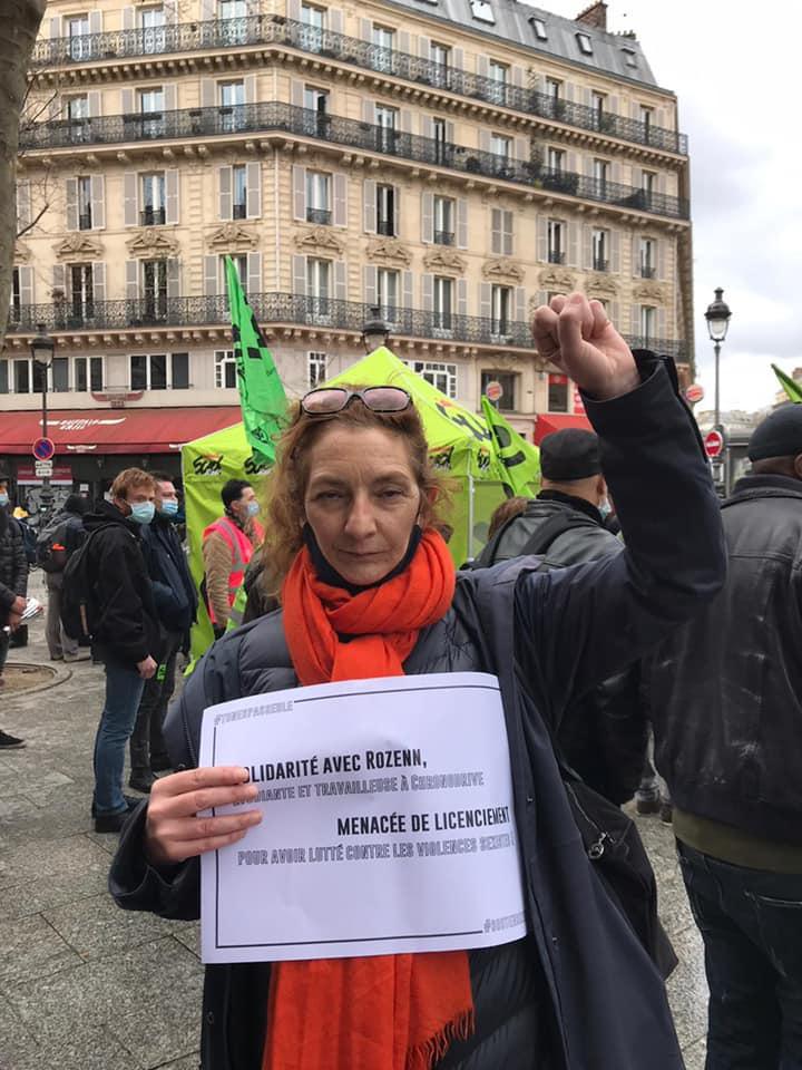 Rassemblement pour les camarades de l’Infrapôle de Paris Nord en lutte 
