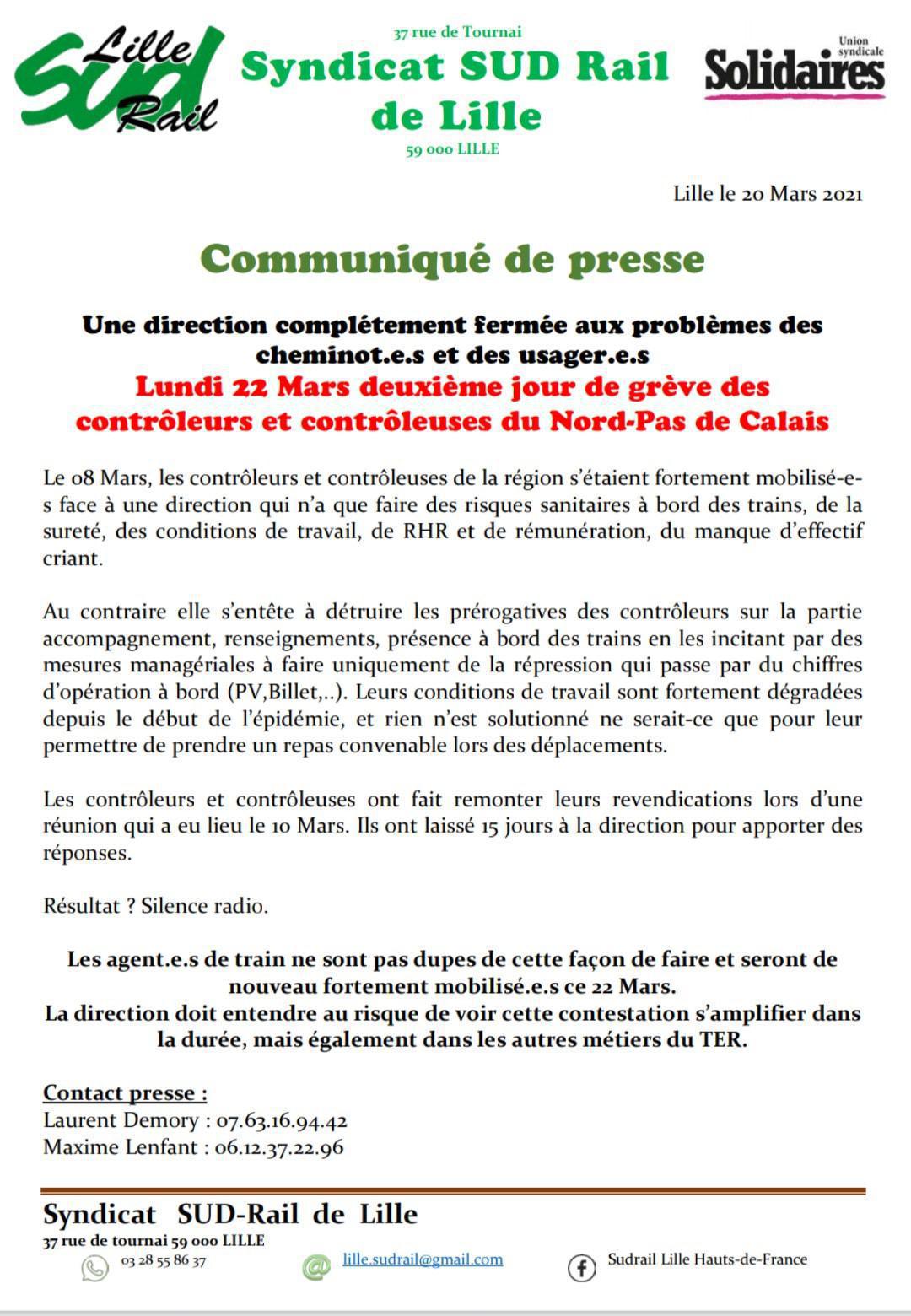 Une direction complétement fermée aux problèmes des cheminots et des usagers 