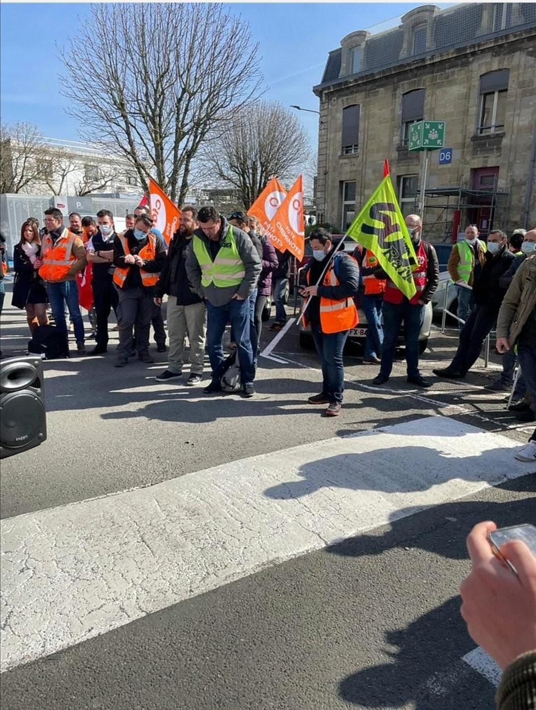 Rassemblement de soutien pour Jean Christophe, ADC menacé de radiation