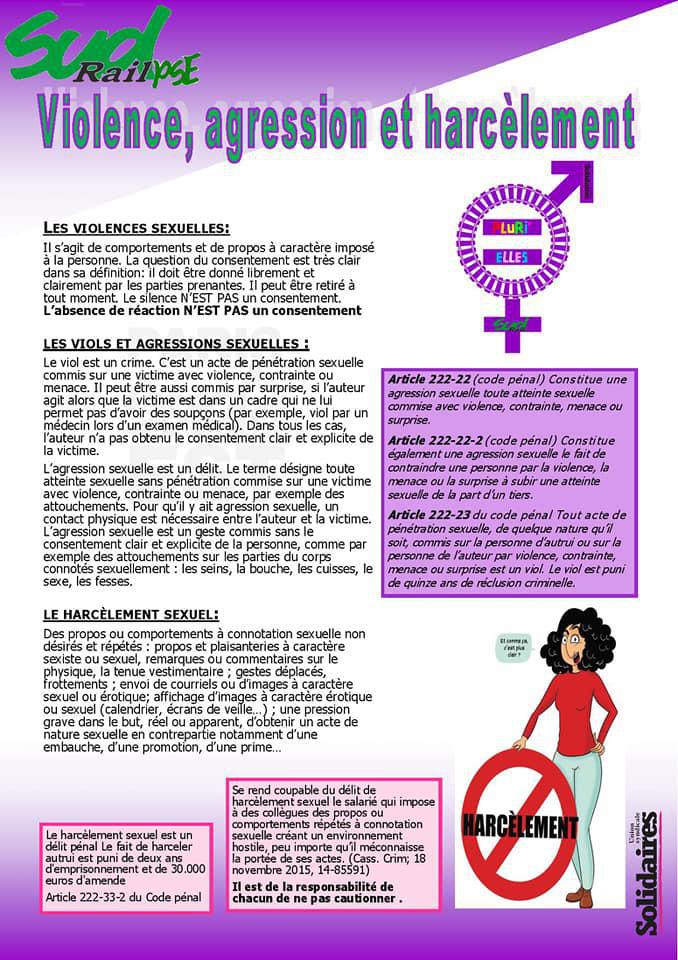 Agir contre les violences sexistes et sexuelles au travail