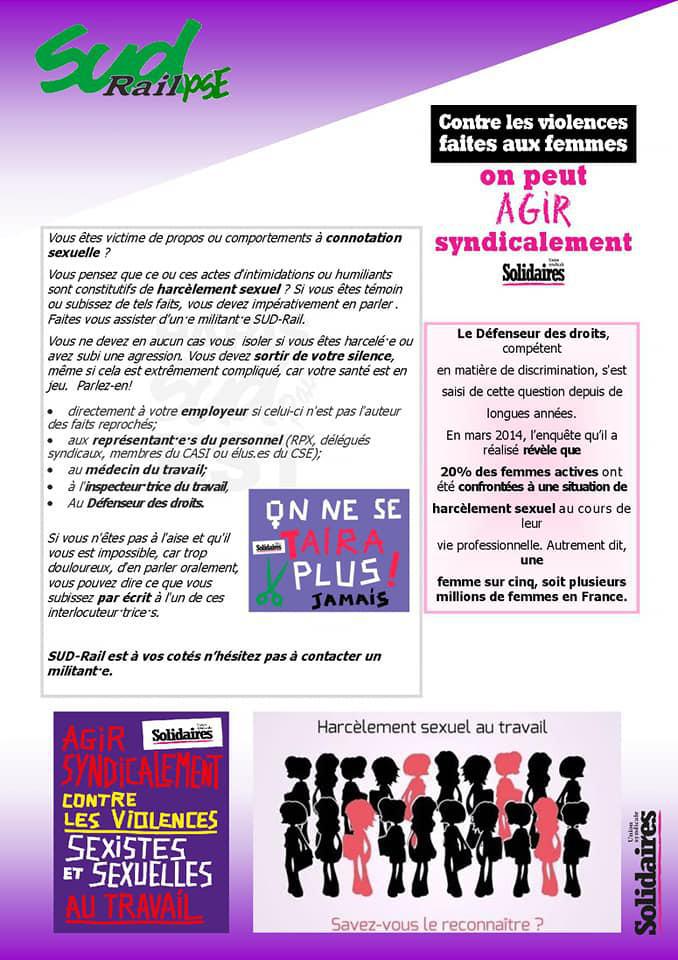 Agir contre les violences sexistes et sexuelles au travail