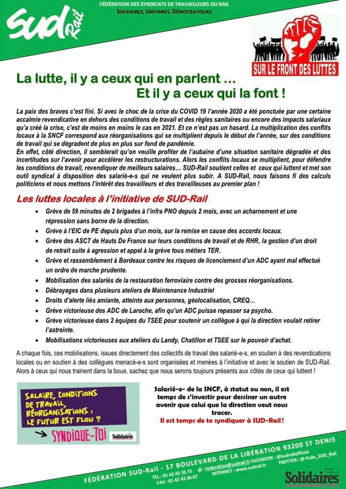La lutte, il y a ceux qui en parlent...Et, il y a ceux qui la font !
