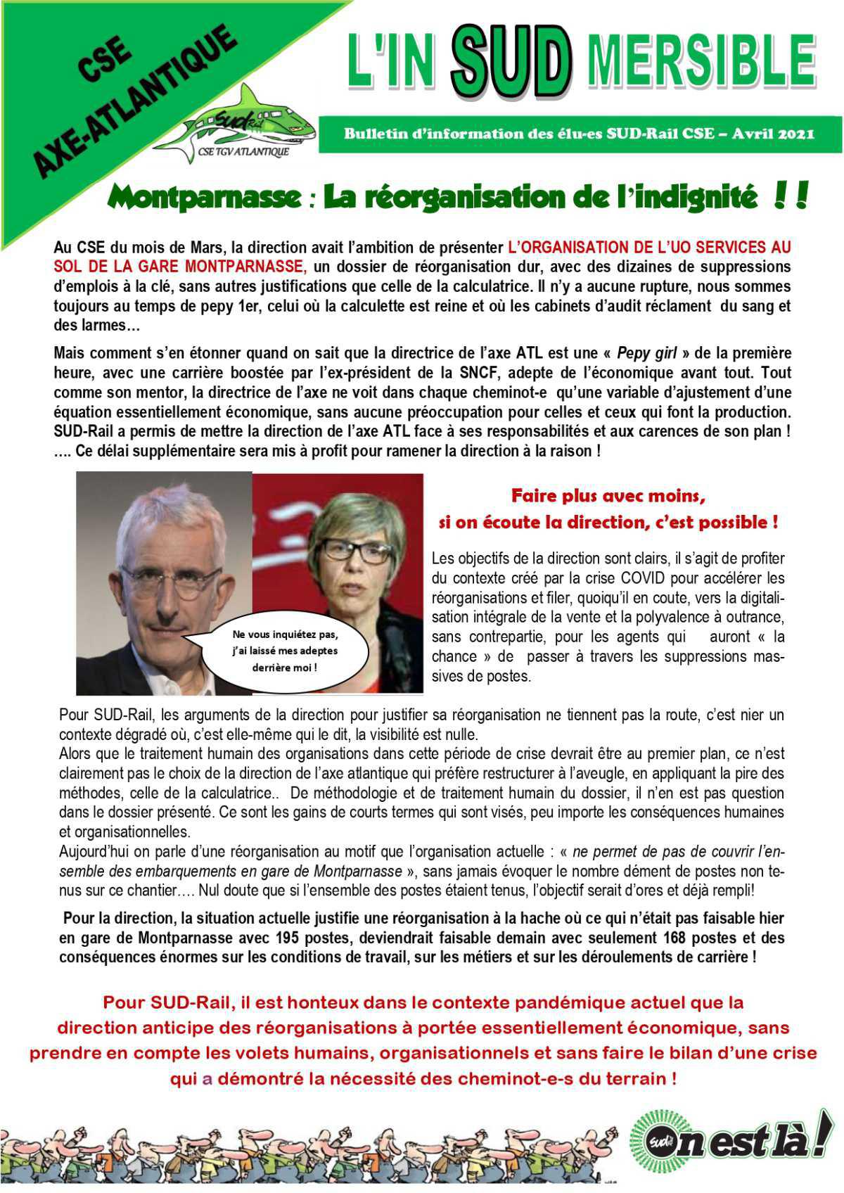 Montparnasse : La réorganisation de l'indignité !