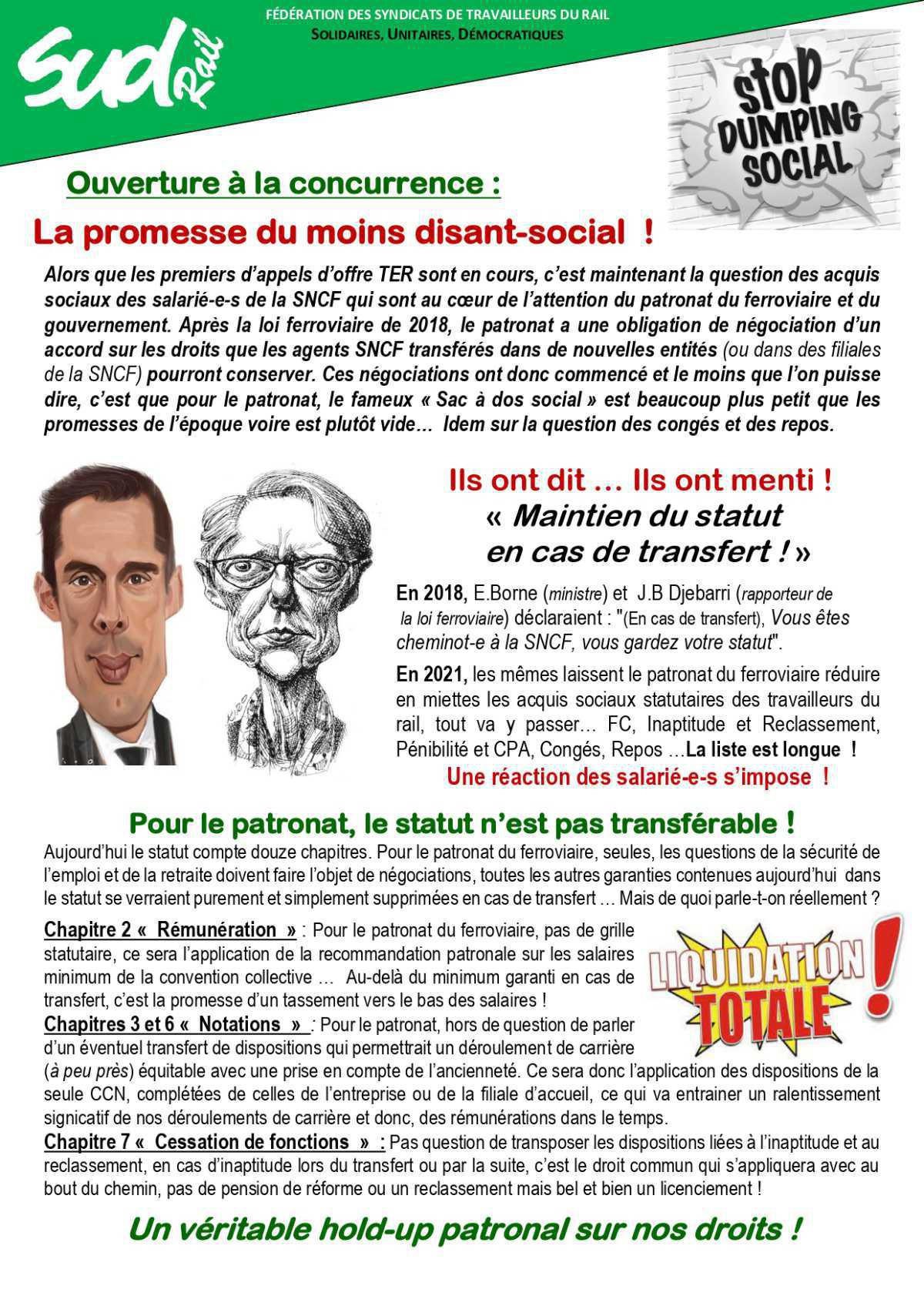 La promesse du moins disant-social ! La promesse du moins disant-social !