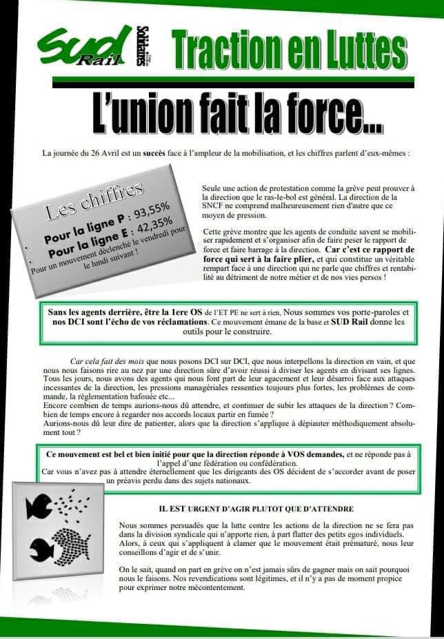 Traction en Luttes (Infos grève)
