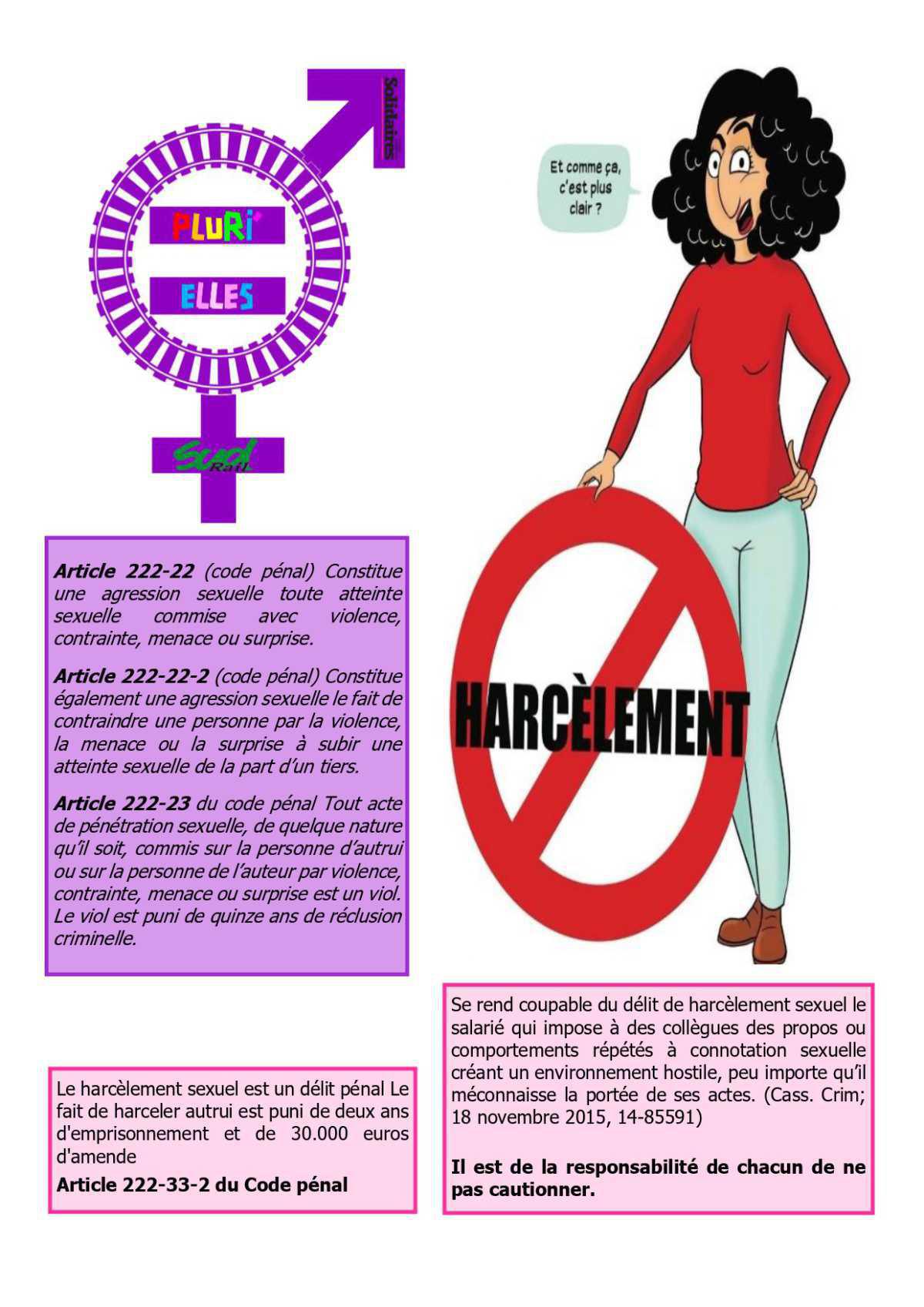Agir contre les violences sexistes et sexuelles au travail
