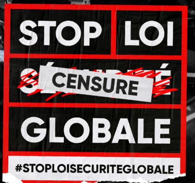 Nous demandons une censure de la loi sécurité globale Nous demandons une censure de la loi sécurité globale