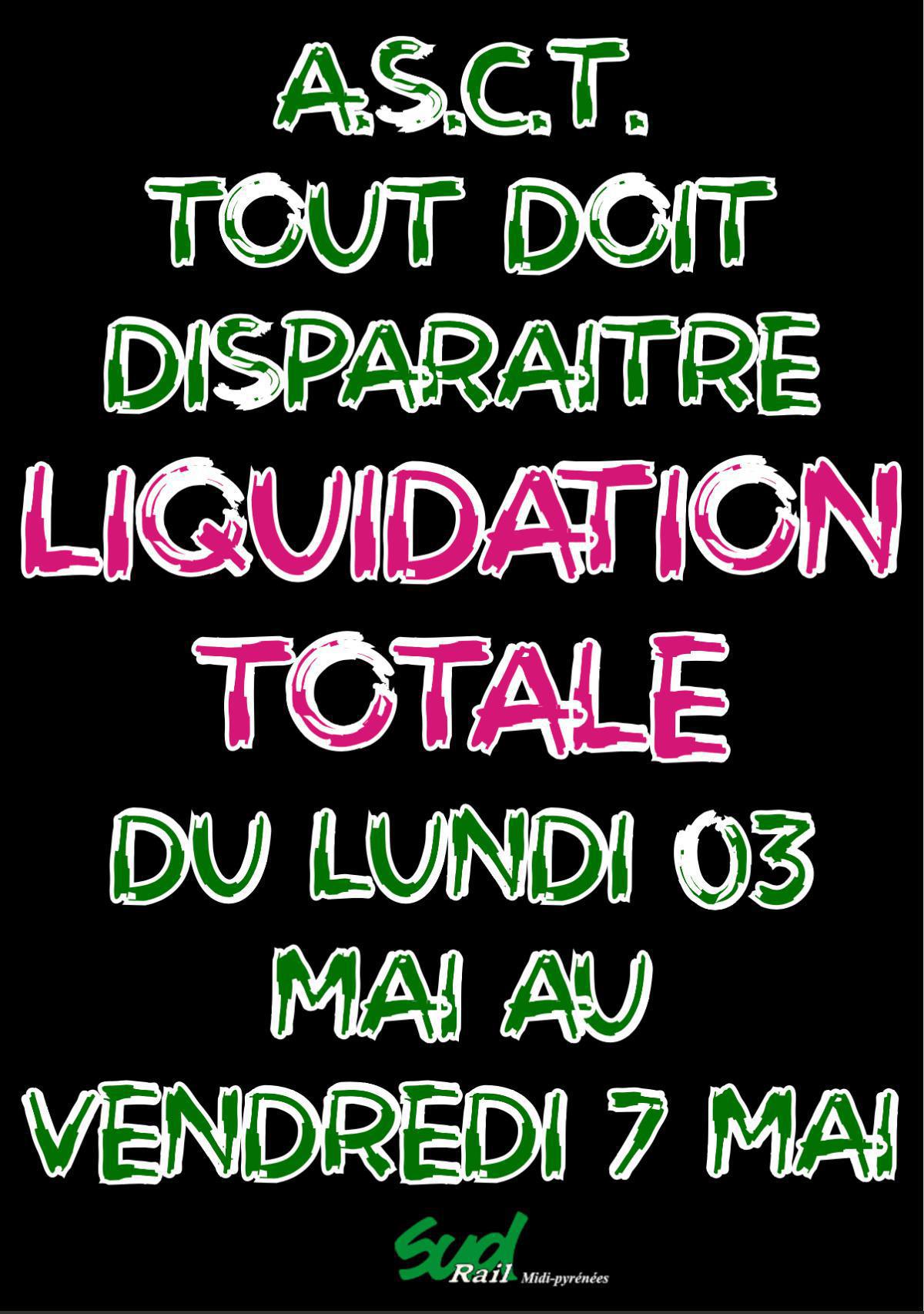ASCT tout doit disparaitre 