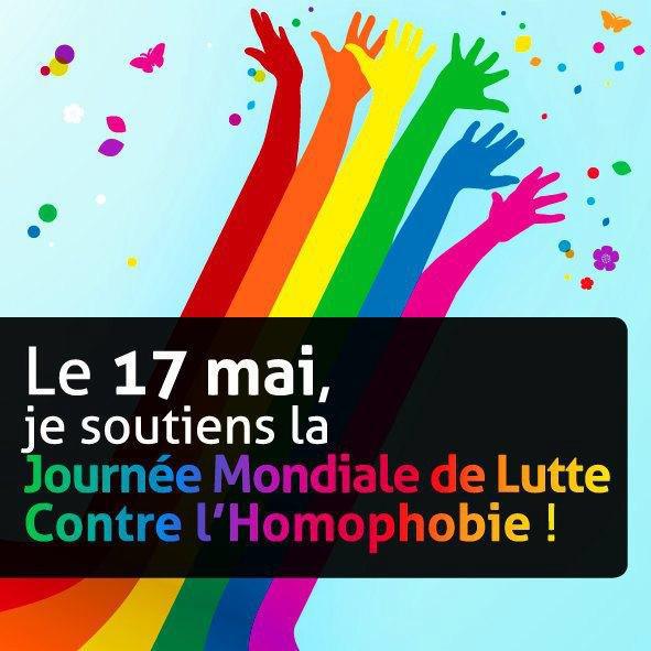 Journée internationale contre l'homophobie, la lesbophobie, la transphobie...