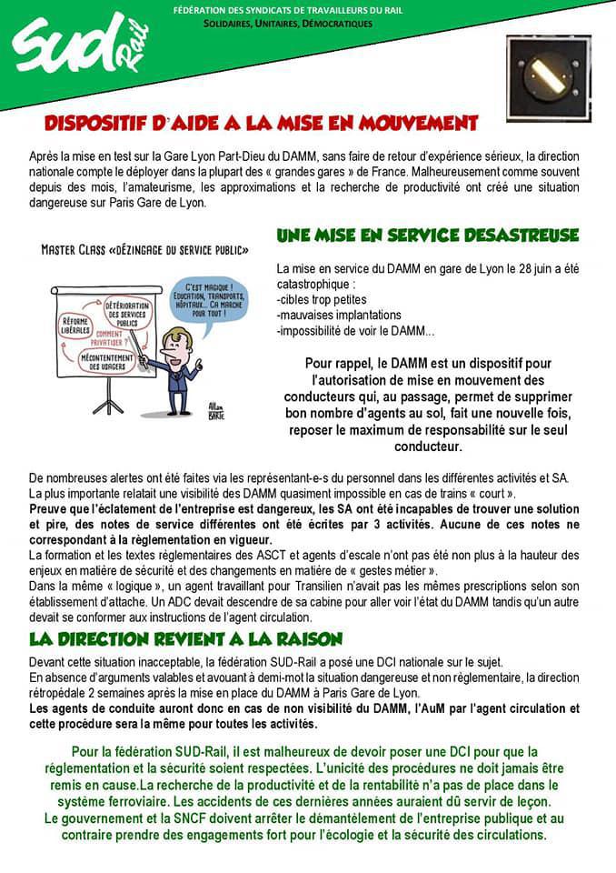 DAMM - Dispositif d'aide à la mise en mouvement