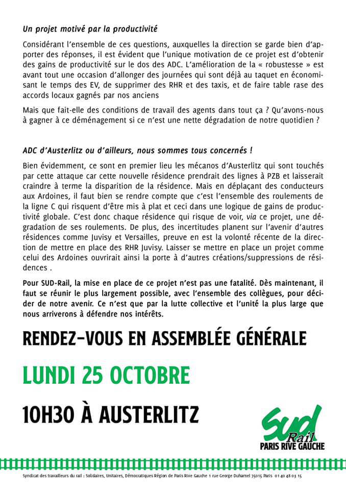 Défendons nos intérêts, mobilisons nous !