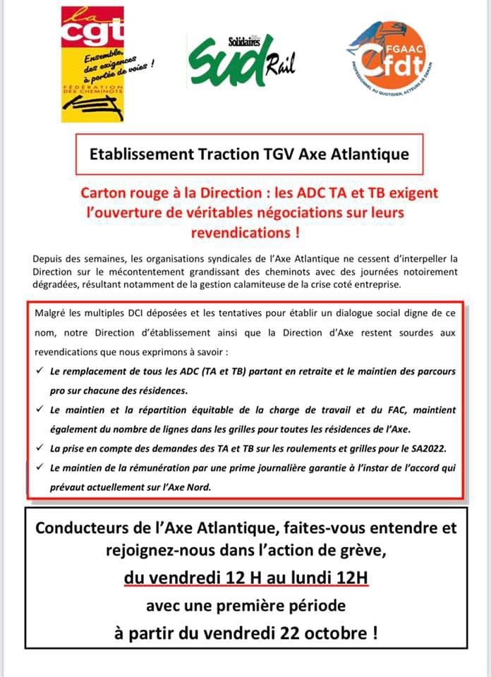 Les ADC TA et TB exigent l'ouverture de véritables négociations sur leurs revendications