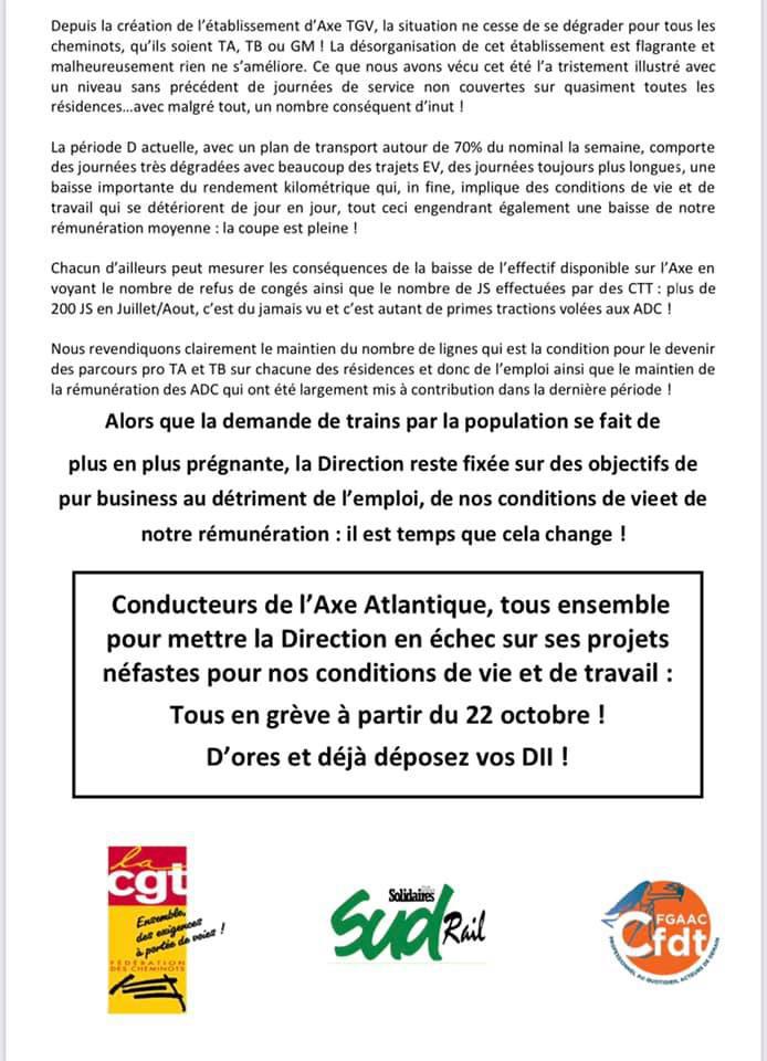 Les ADC TA et TB exigent l'ouverture de véritables négociations sur leurs revendications
