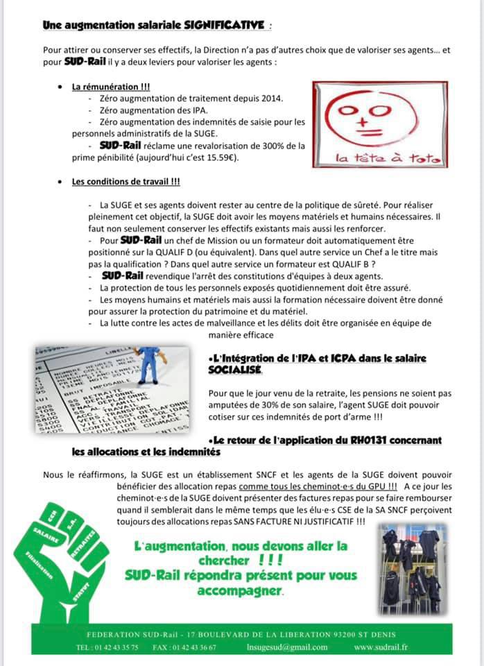 SUGE - Mobilisation du 19 Octobre