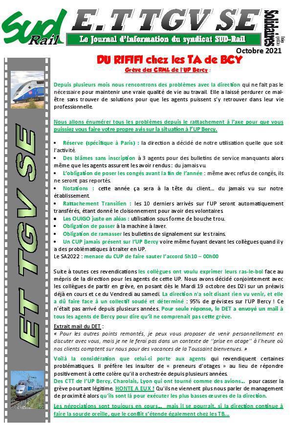 Du Rififi chez les TA de BCY