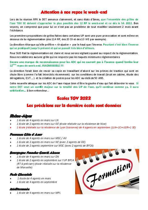 Du Rififi chez les TA de BCY
