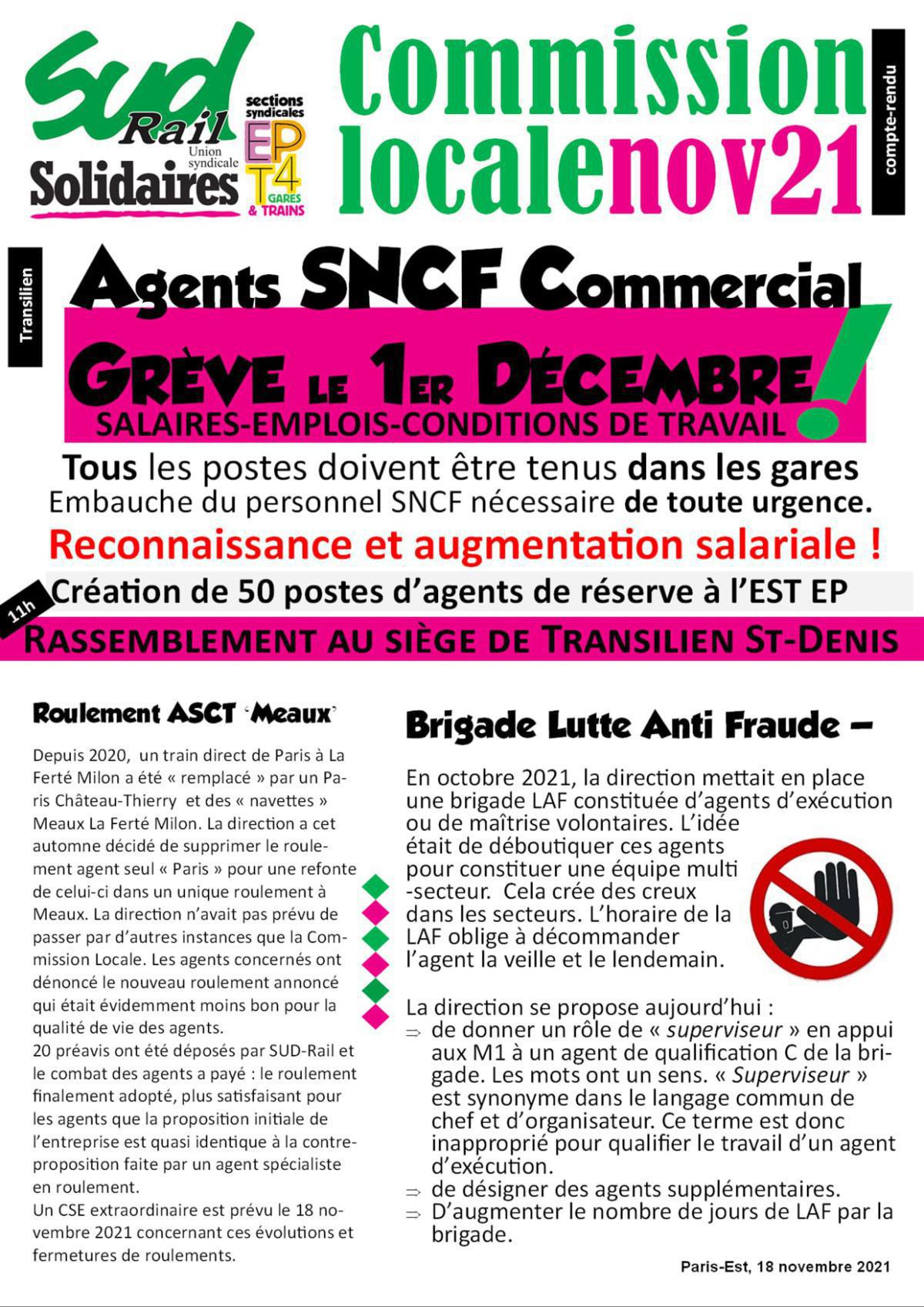 Compte Rendu Commission Locale