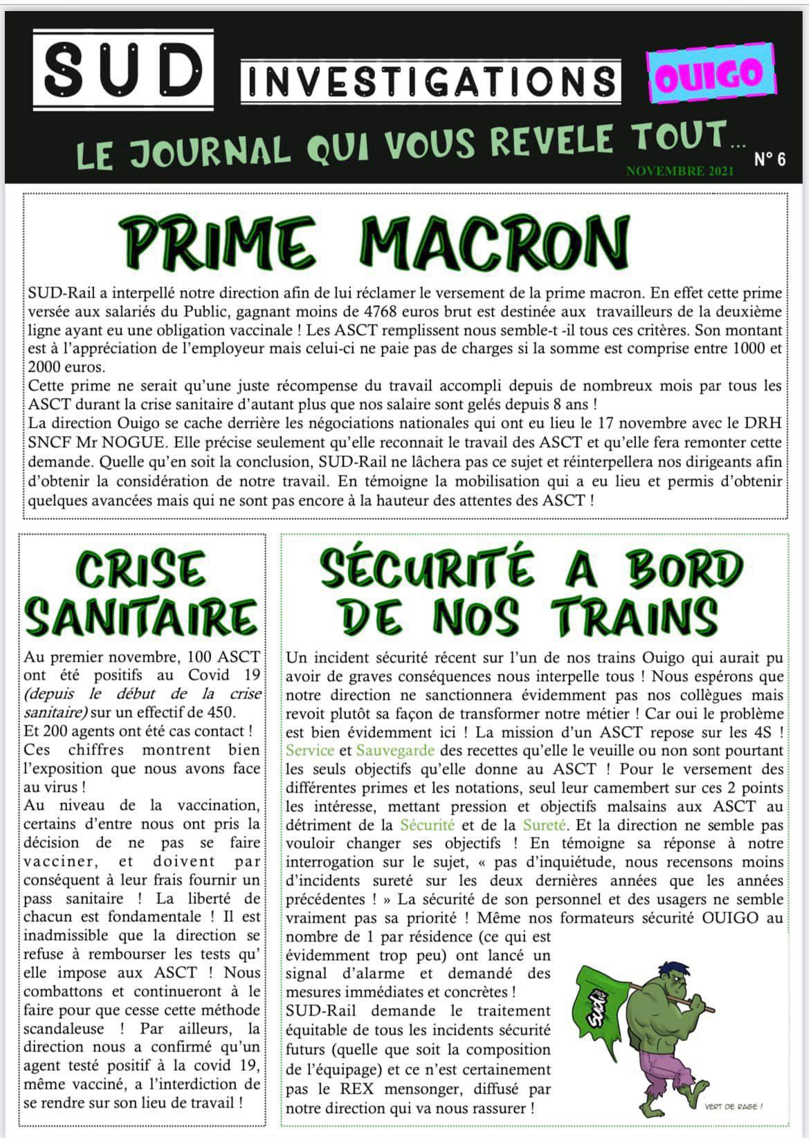 OUIGO - Le journal qui vous revele tout...