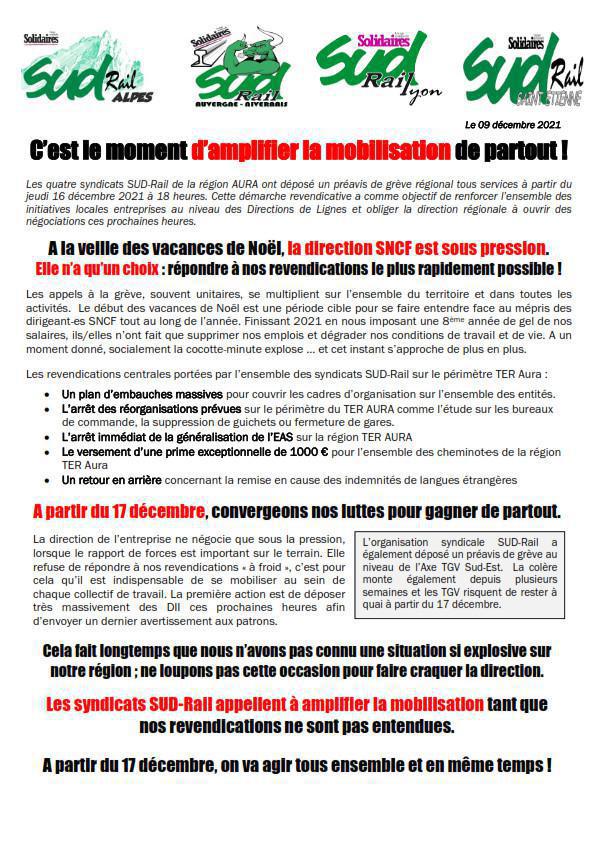 C'est le moment d'amplifier la mobilisation de partout ! C'est le moment d'amplifier la mobilisation de partout !