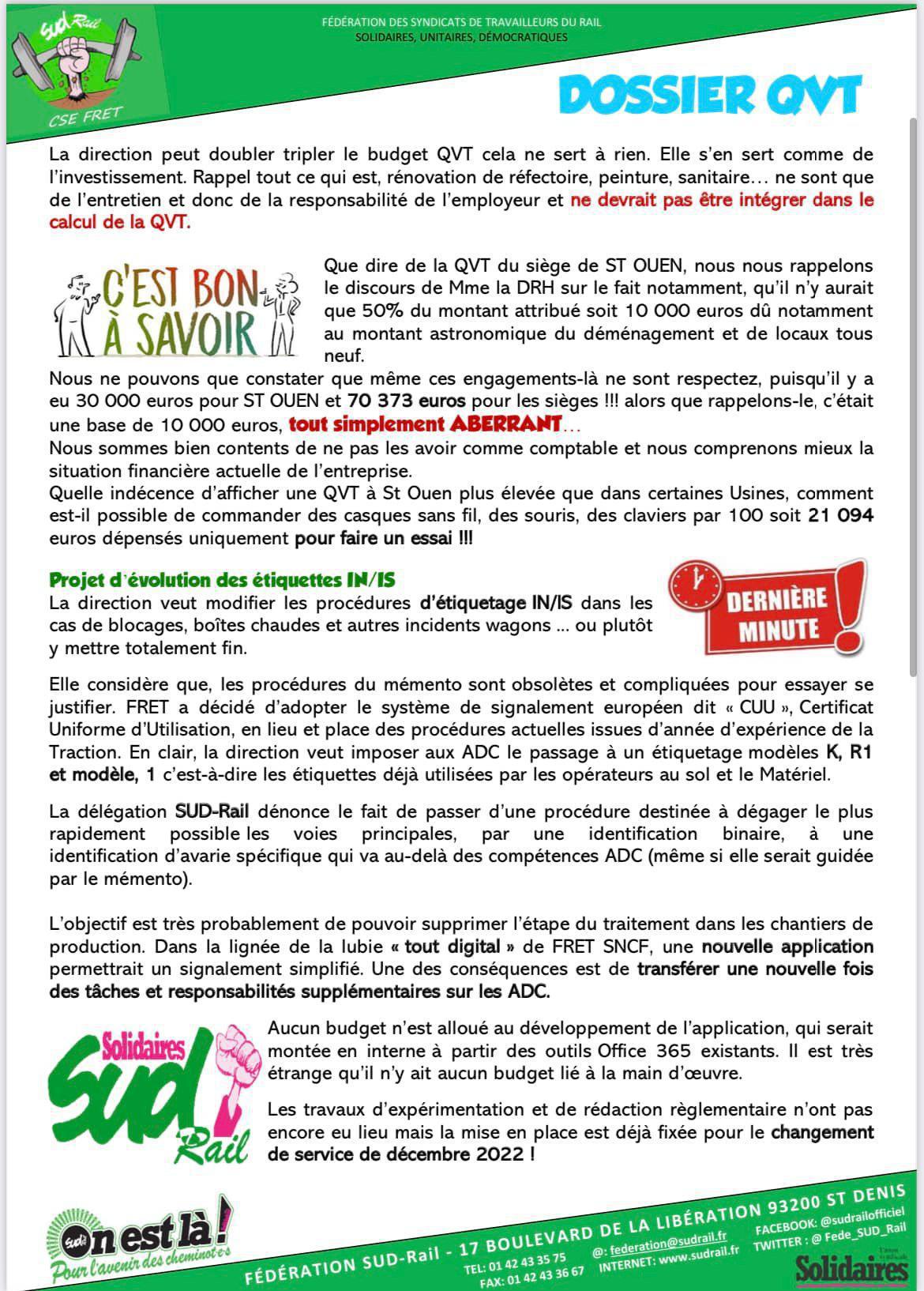 Les Potins du FRET N°11