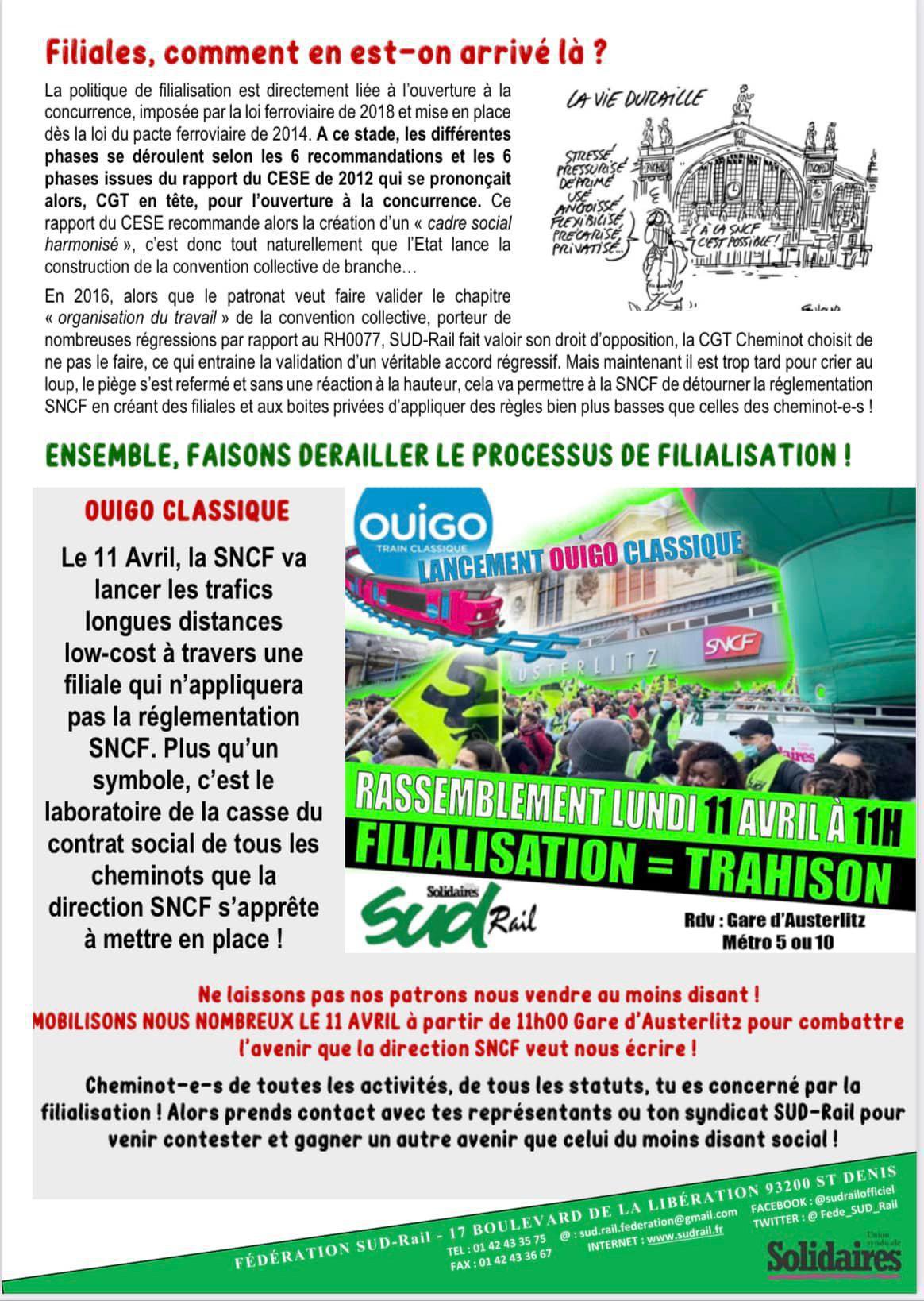 D’où vient cette volonté de filialisation !?