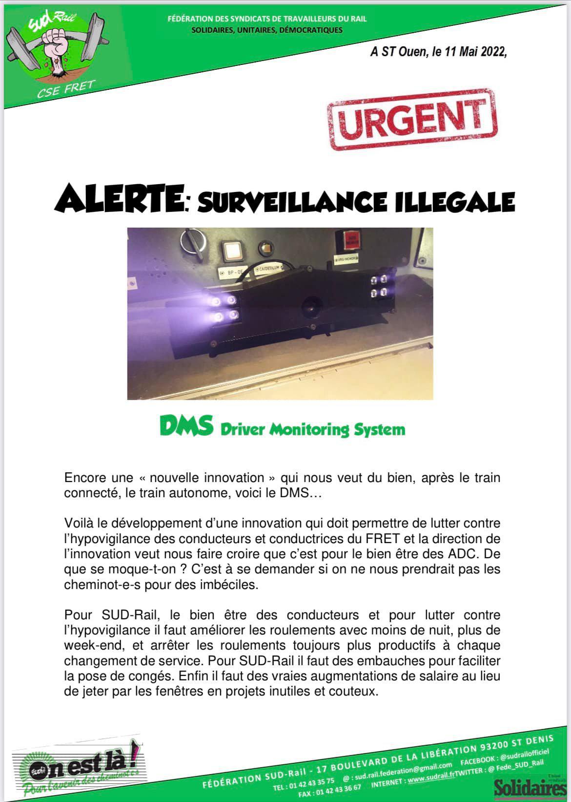 Alerte Surveillance Illégale !!