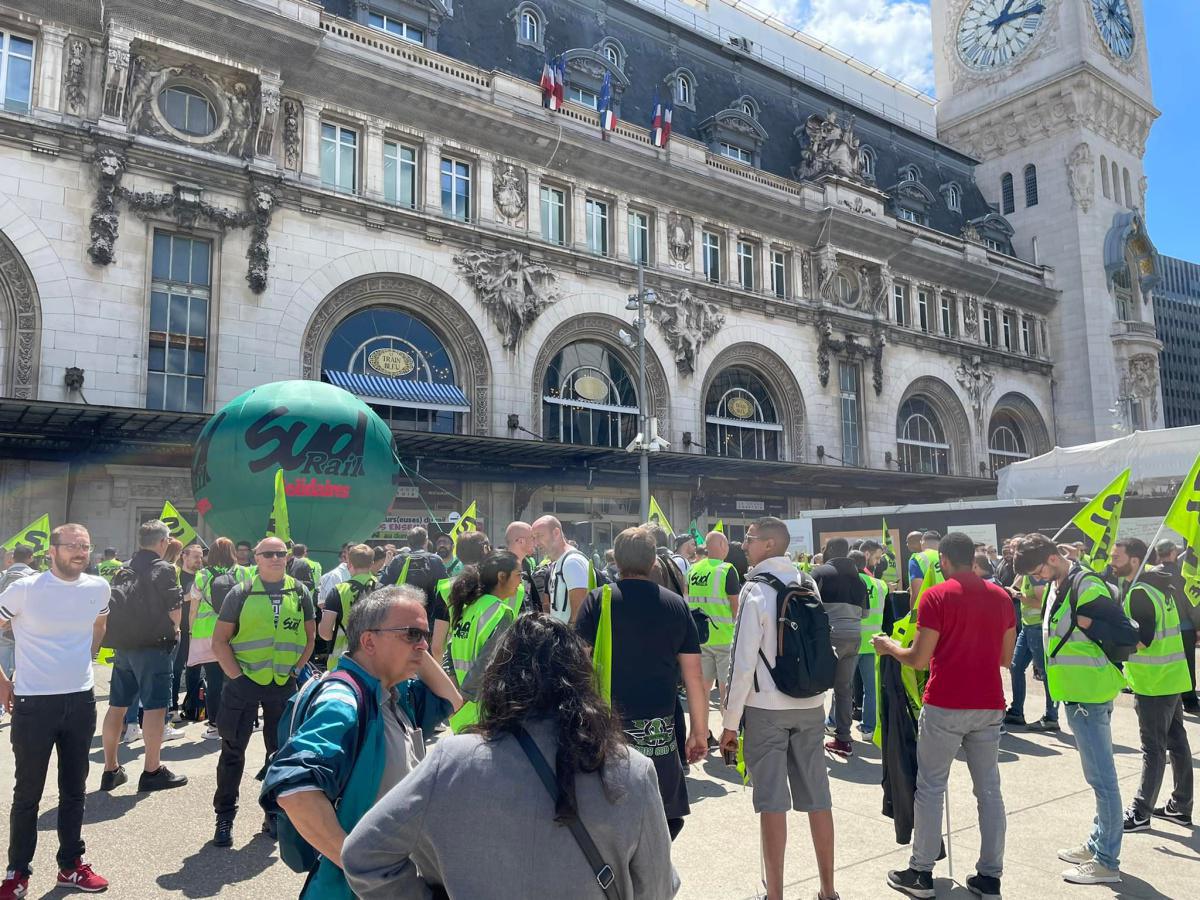 Trenitalia rend l’argent - SUD Rail ne laissera pas casser la SNCF… STOP à la concurrence déloyale !!!