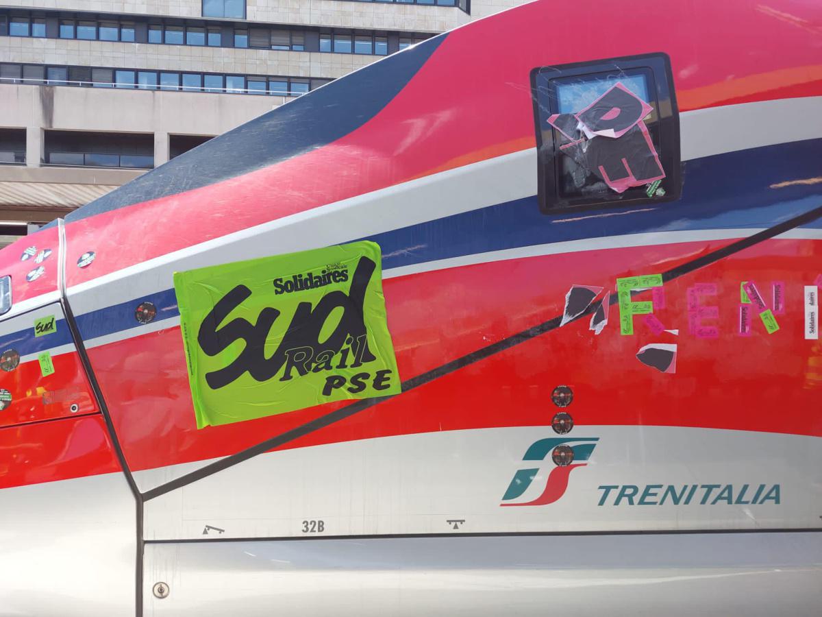 Trenitalia rend l’argent - SUD Rail ne laissera pas casser la SNCF… STOP à la concurrence déloyale !!!