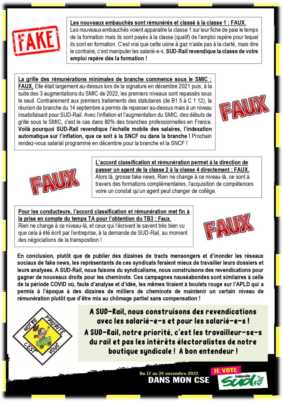 Classif/Rému - Vrai ou Faux ?? Classif/Rému - Vrai ou Faux ??