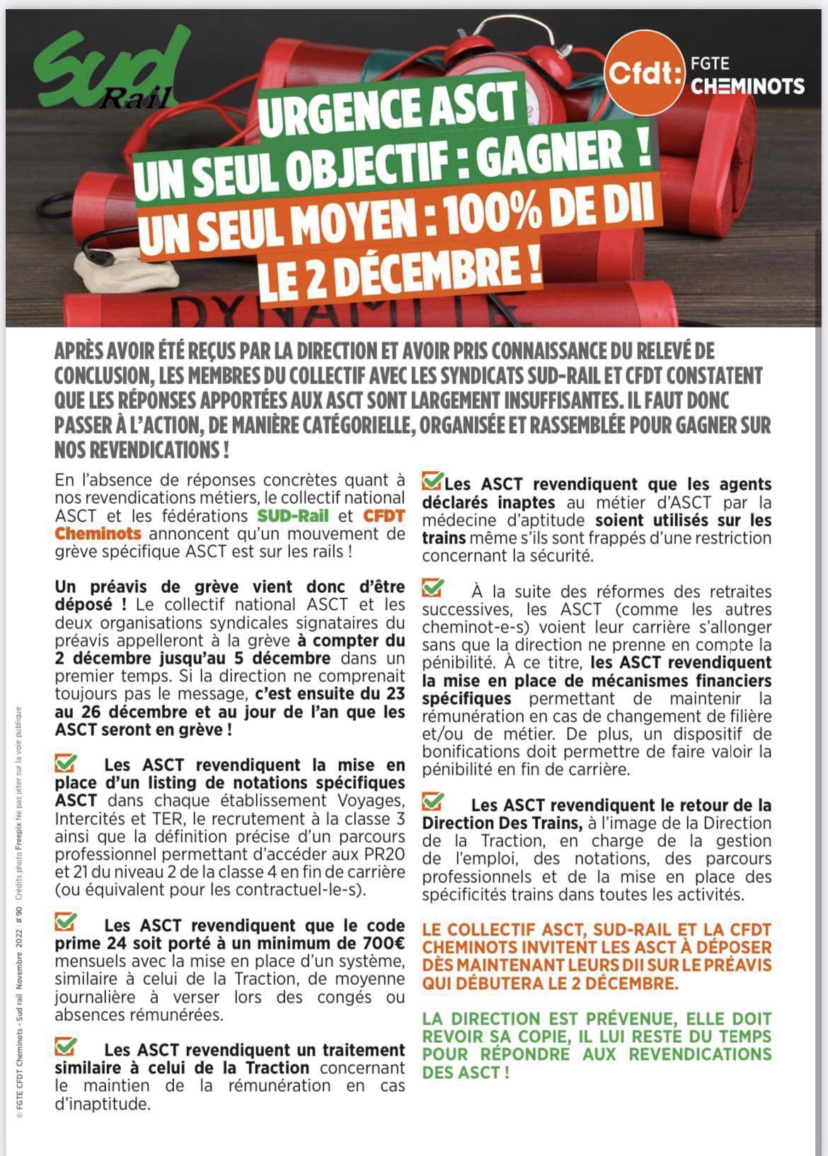 ASCT- 100% de DII à partir du 2 décembre !! Un seul objectif : GAGNÉ !! ASCT- 100% de DII à partir du 2 décembre !! Un seul objectif : GAGNÉ !!