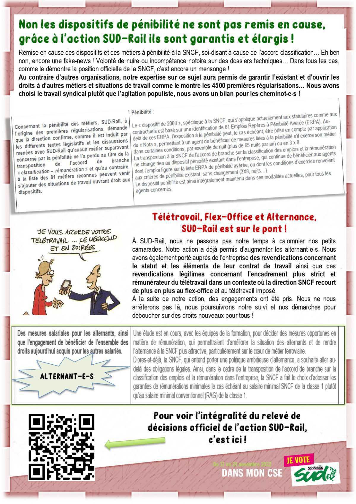 DCI - Facilités de circulation, Pénibilité…Flagrant délit de mensonges !! DCI - Facilités de circulation, Pénibilité…Flagrant délit de mensonges !!