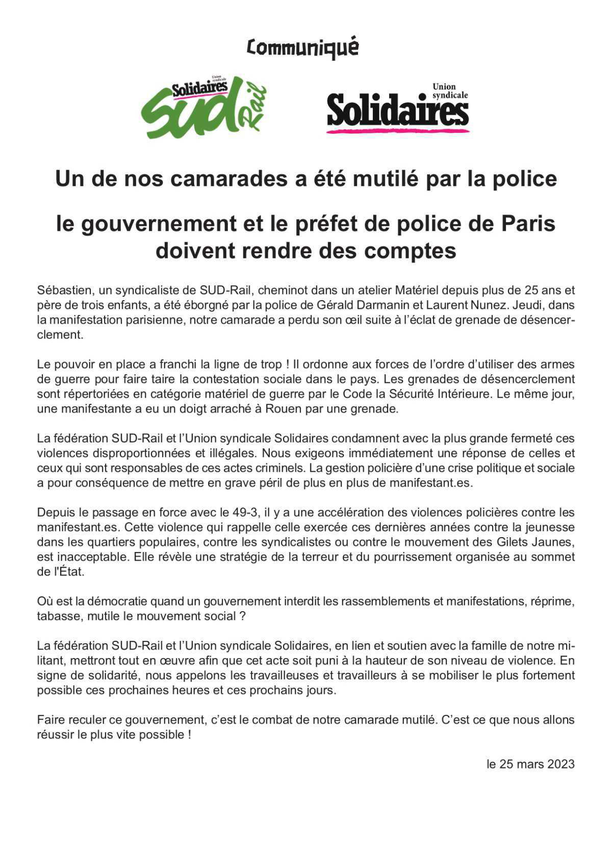 Retraites (18) - On a la rage ! Retraites (18) - On a la rage !