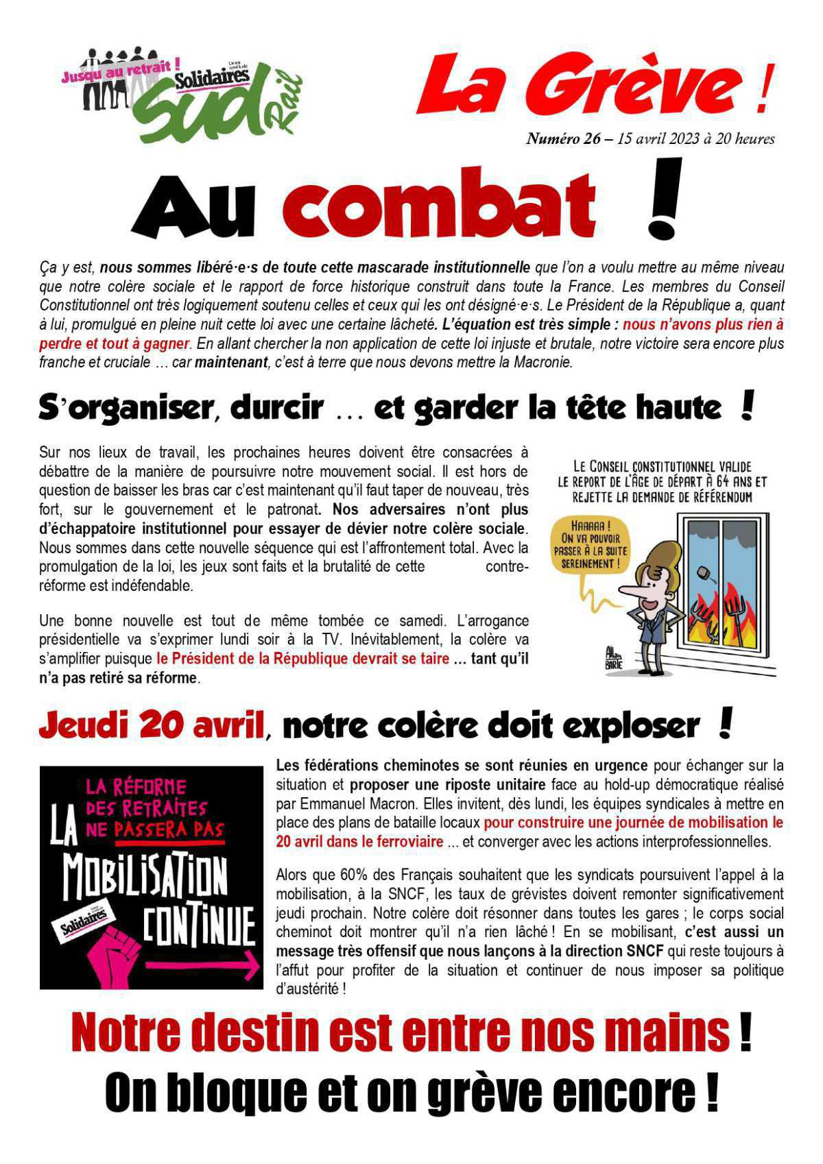 Retraites (26)- Au Combat ! Retraites (26)- Au Combat !