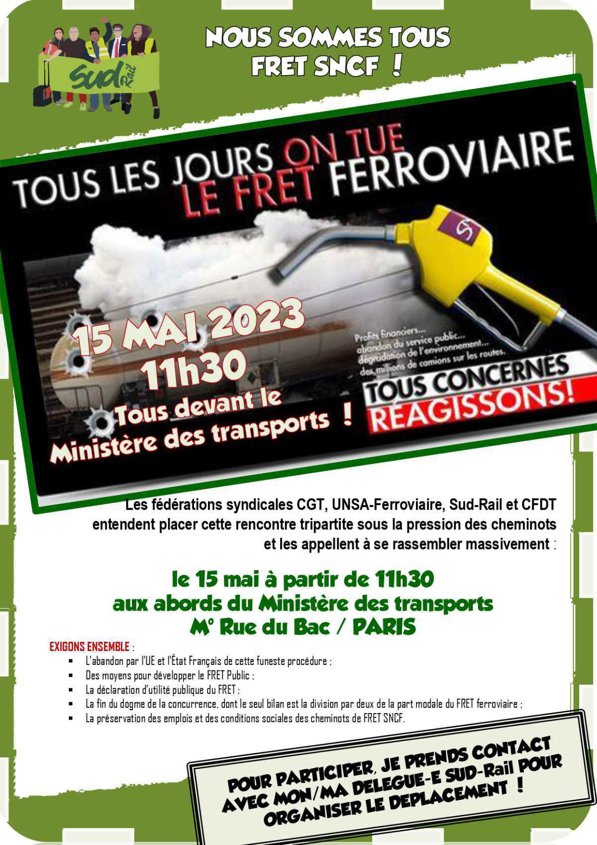 FRET - Ne laissons pas liquider FRET SNCF ! FRET - Ne laissons pas liquider FRET SNCF !