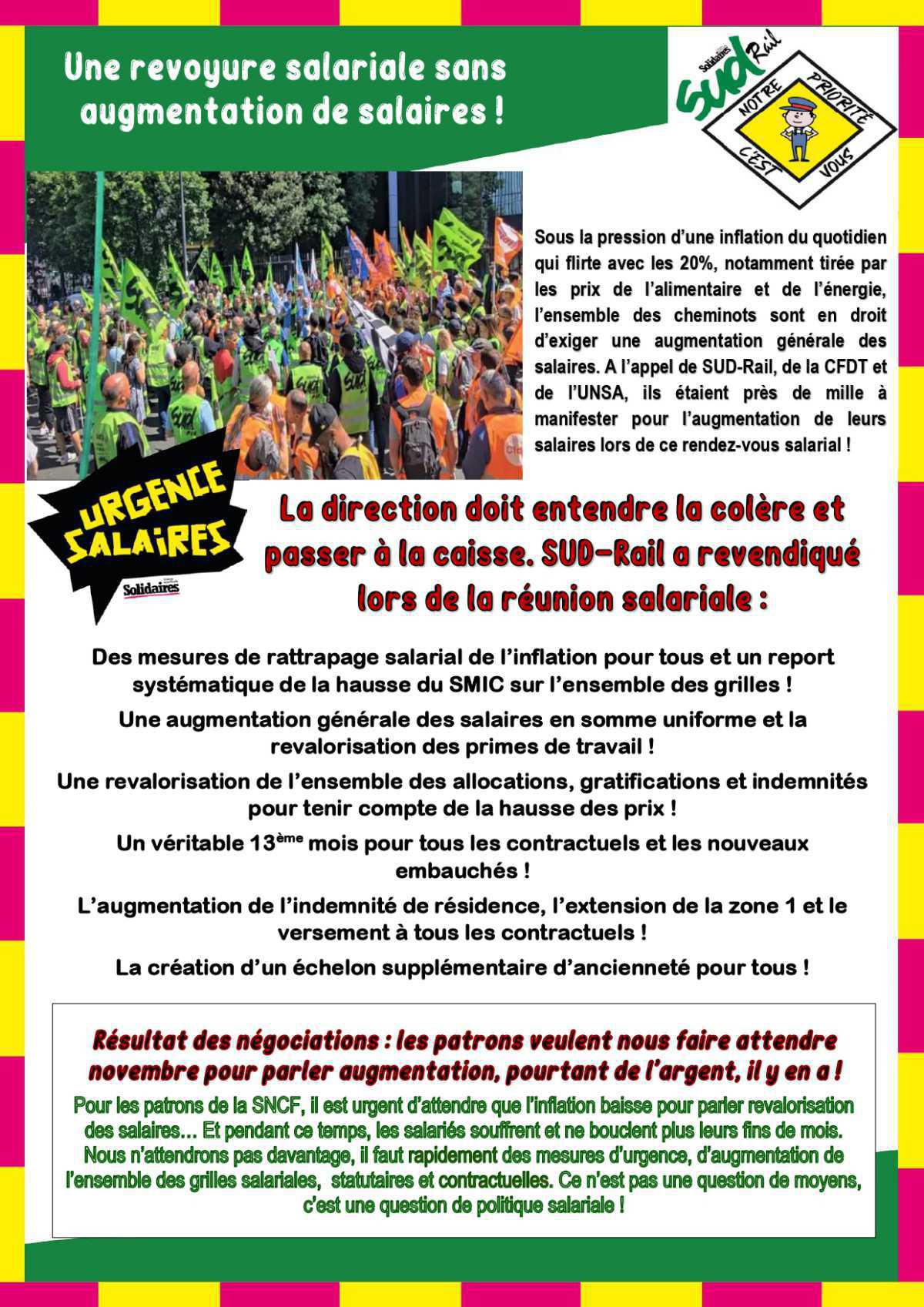 Salaires - Une revoyure salariale sans augmentation de salaire ! Salaires - Une revoyure salariale sans augmentation de salaire !