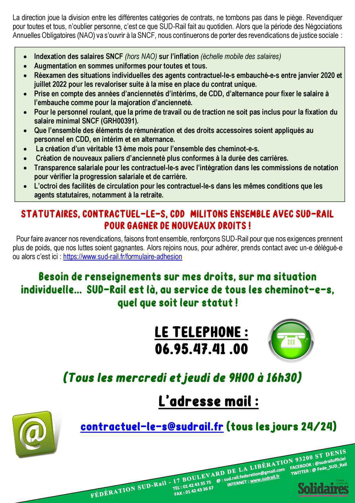 Contractuel-le-s "des premières avancées qui doivent en appeler d’autres" Contractuel-le-s "des premières avancées qui doivent en appeler d’autres"