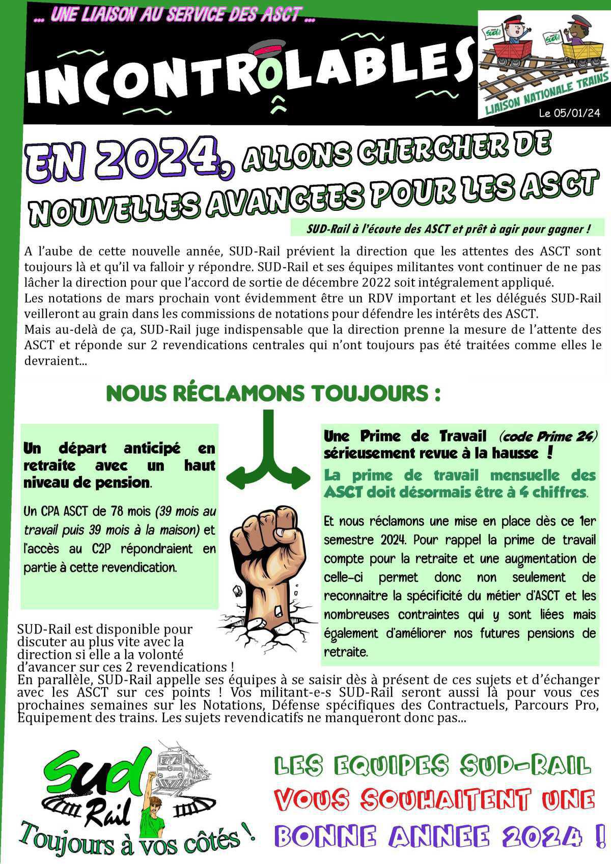 Incontrôlable: en 2024 allons chercher de nouvelles avancées pour les ASCT! Incontrôlable: en 2024 allons chercher de nouvelles avancées pour les ASCT!