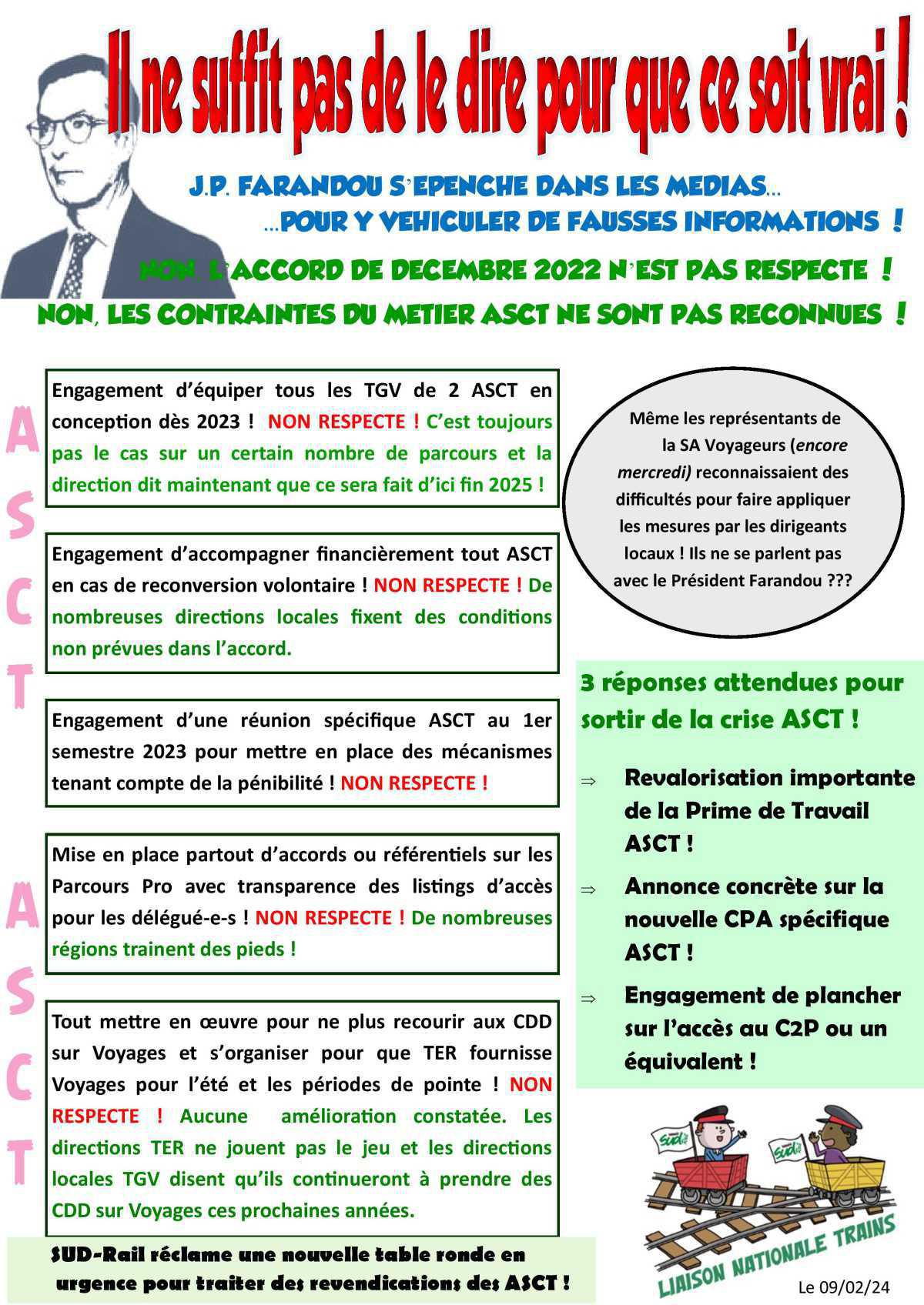 IL ne suffit pas de le dire pour que ce soit vrai! IL ne suffit pas de le dire pour que ce soit vrai!